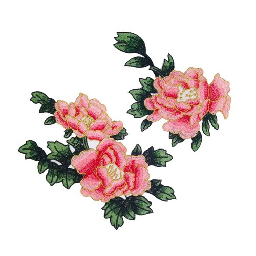 Large Floral Iron Sew On Patch Badge Embroidery Flower Rose Applique Cloth DIY🎀 - Picture 24 of 60