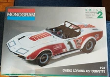 Monogram Owens Corning 427 Corvette 1:24 Scale Model Kit