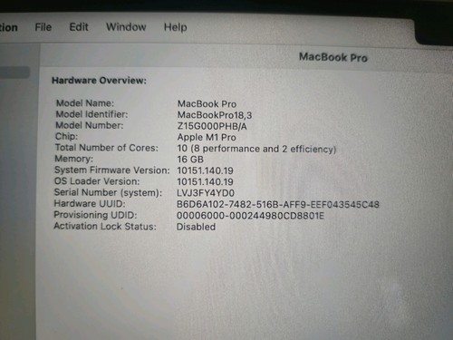 MacBook Pro 14" 2021 (512GB, M1 Pro, 16GB) Space Grey - 10 Core CPU - Afbeelding 2 van 9
