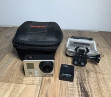 GoPro HERO 3 Action Camcorder Camera With Two Batteries Waterproof Case UNTESTED