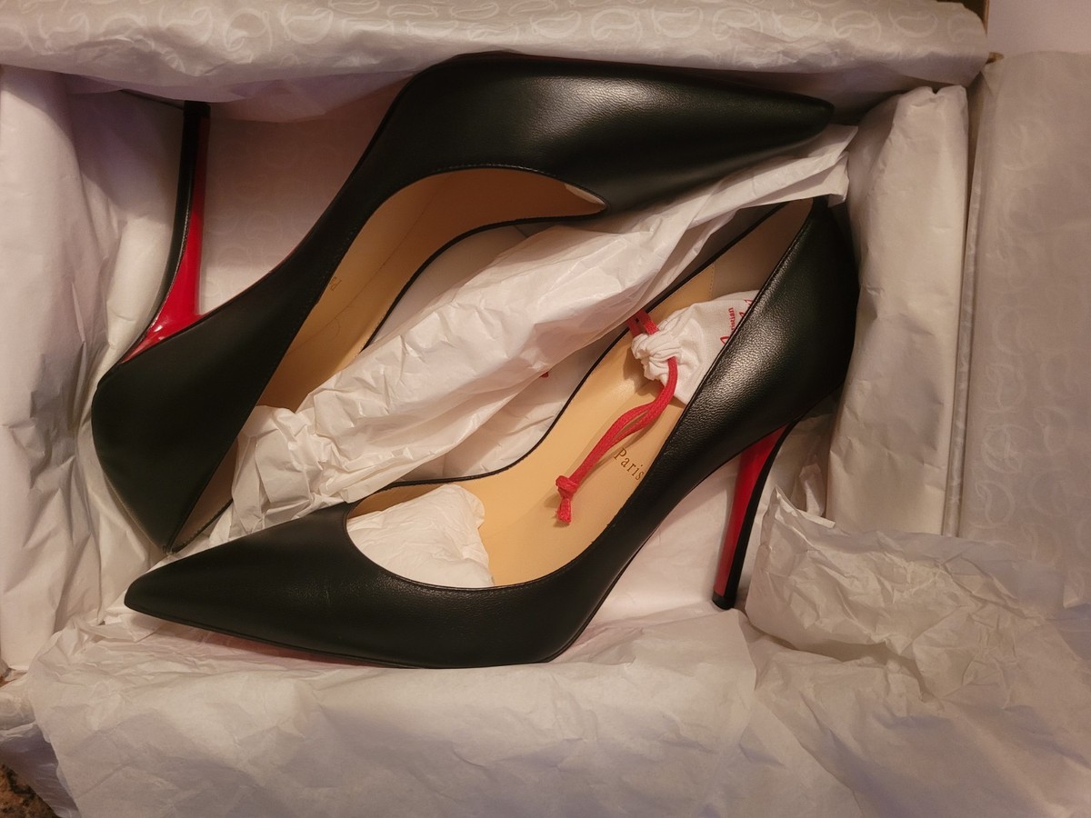 Christian Louboutin Apostrophy Pump 100 Pointed Red Sole US 11.5
