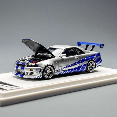 FH 1/64 R34 SKYLINE GT-R ワイスピ 628 of 999 FH 1/64 R34 SKYLINE GT-R ワイスピ 628 of 999 FH 1/64 Scale Nissan