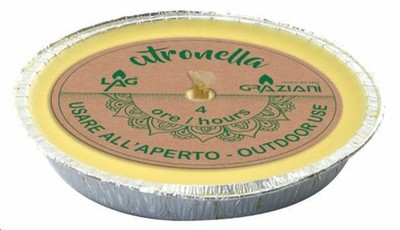 Citronella, Tischkerze, Refill-Schale 135,  Mückenschutz, Insektenabwehr