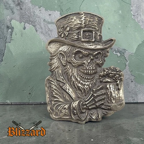 814 Casting - 'Last Call' - 1.23 ozt .999 Fine Silver Art Bar - #08/12 + COA