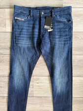 Image of DIESEL MEN'S BLUE "TEPPHAR" SKINNY FIT JEANS - 32" - NEW & TAGS