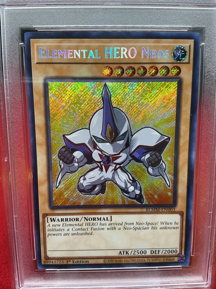 Elemental HERO Neos BLMM-EN003 Yugioh Battles of Legend: Monster Mayhem PSA 10 - Image 2 of 3