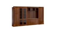 Stilvoller Brauner Arbeitszimmer Schrank Designer EckschräNke Holz MöBel