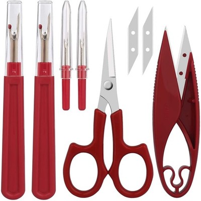 Sewing Seam Ripper Tool,Stitch Remover and Thread Cutter with 2Big+2Small Sea...