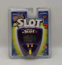 Handheld Game Slots Radica Pocket Slot Electronic Portable Vintage 1999 NOS NEW
