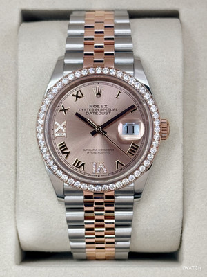 2025 Rolex Datejust 36mm 126281RBR Two-Tone Jubilee Pink Diamond Dial