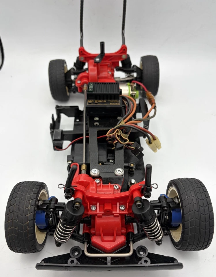 For parts TAMIYA TA-02 TA02 FRP chassis with ESC and motor vintage rare - Image 2 of 4