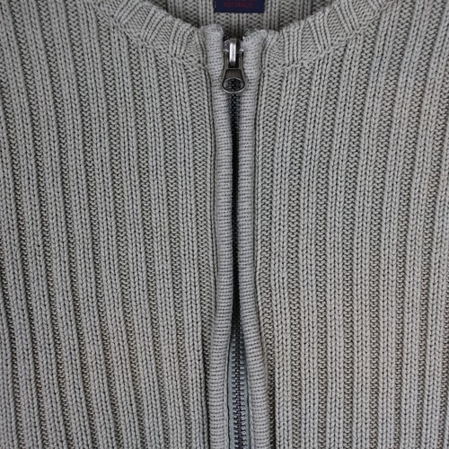 Ralph By Ralph Lauren Women's Full Zip 3/4 Sleeve Sweater Beige Large 17.5x21 - Picture 2 of 14