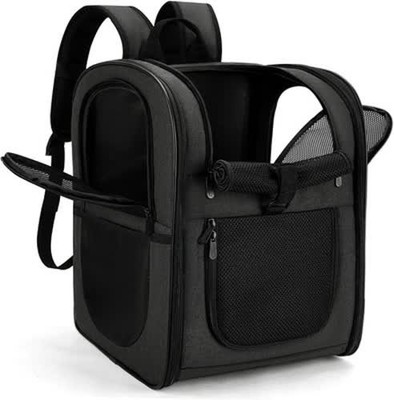 Apollo walker Hunde-Rucksack und Katzen-Rucksack für 2-15KG, Tasche in schwarz