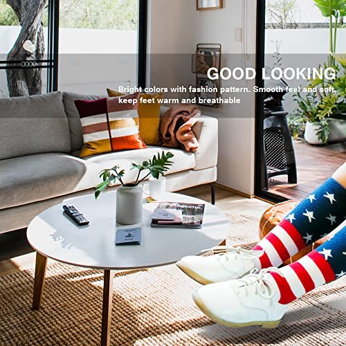 USA Flag Kids Socks Star Socks Knee High Sock for Boys Girls Small 4-6 Years - Picture 8 of 8