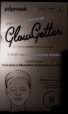 Face Masks Popmask Glow Getter Self Warming Steam Masks USA Cosmetics Lot Of 3