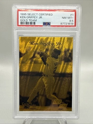 1995 Select Certified KEN GRIFFEY JR Gold Team SP #1 PSA 8.5