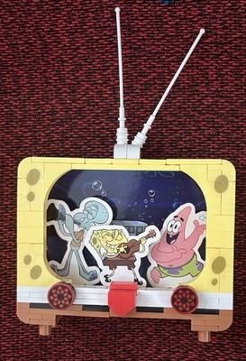 Snap & Switch SpongeBob Squarepants  TV Set  135 Pieces, Loose complete