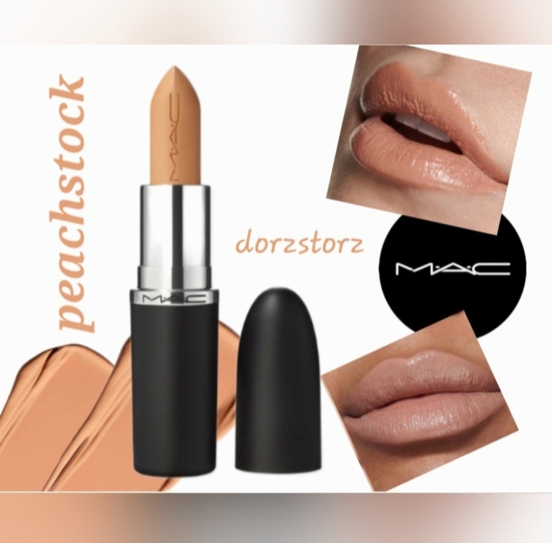 MAC MACximal Sleek Satin Lipstick *PEACHSTOCK* / .12 oz / New in