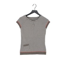 Miss By Captain Tortue Women's T-Shirt S Brown 100% Cotton Basic