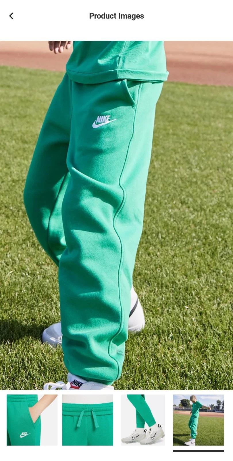 Nike Sportswear Club Fleece Joggers Sweatpants Boys Size L