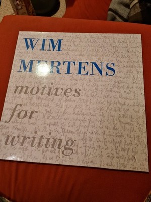 LP Wim Mertens - Motives for writing 4GA0359 Spanien 1989