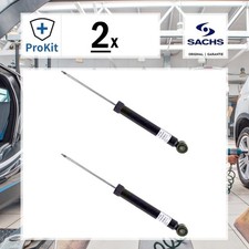 2x ORIGINAL® Sachs Stoßdämpfer Hinten für VW PASSAT B7 Variant PASSAT B6