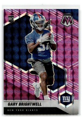 2021 Panini Mosaic Gary Brightwell Purple Mosaic Rookie 29/49 #377