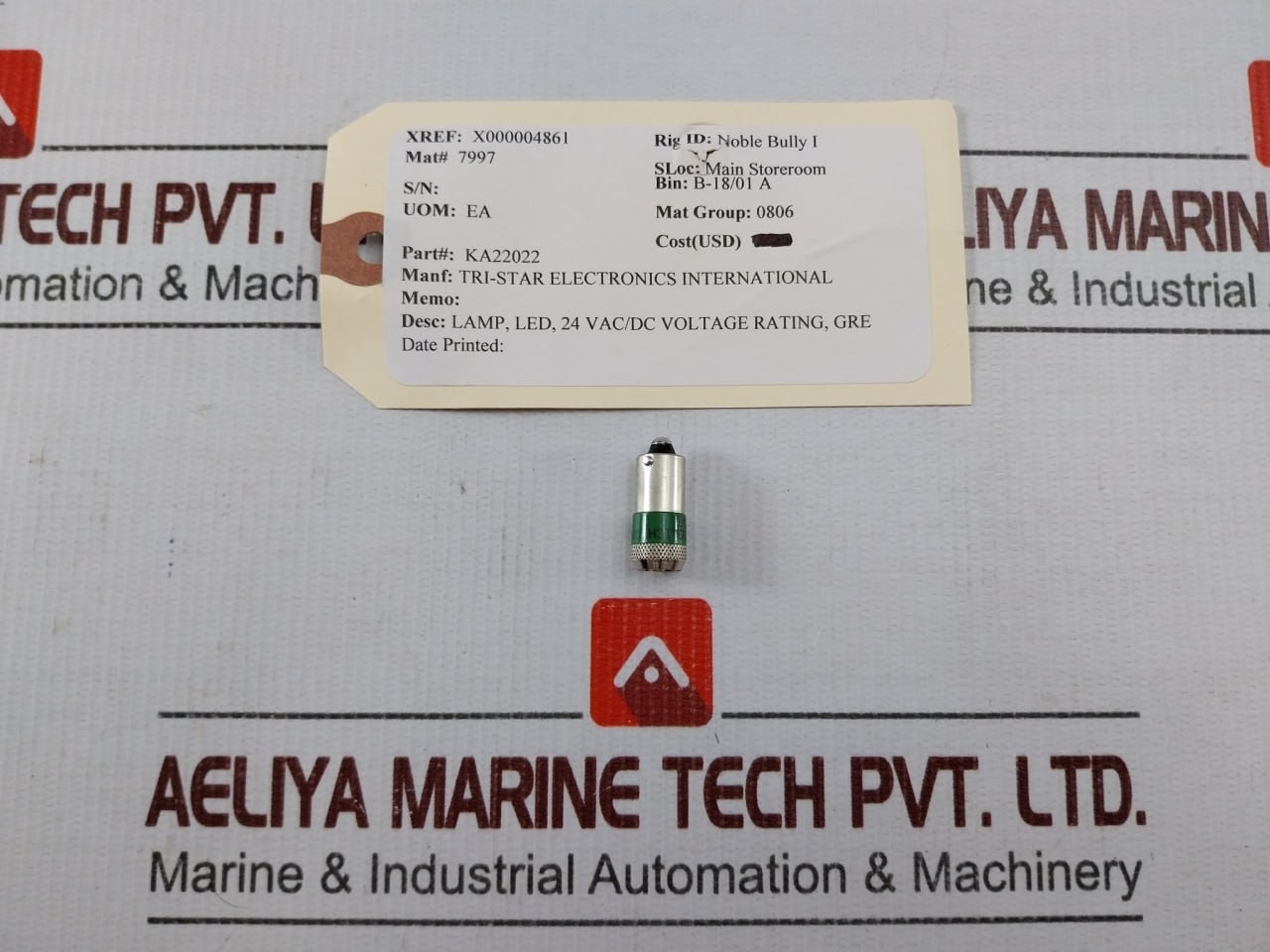 Lot of 2X ABB KA22022 LED Lmap 24 VAC/DC Voltage Rating