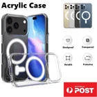 Clear Case iPhone 17 16 15 14 13 Pro Max Plus Air MagSafe Shockproof Case Cover