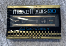 MAXELL XLII-S Cassette Tape, 90 Minutes New Old Stock Japan Unused  Sealed