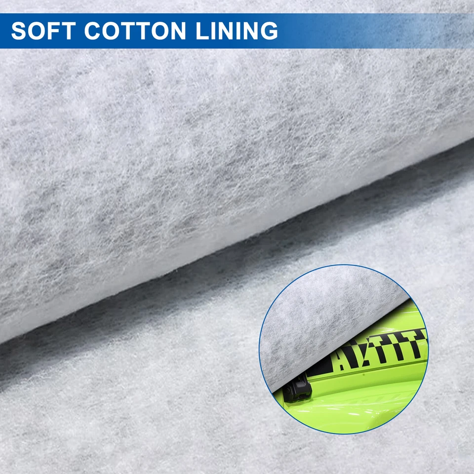 Cubierta de coche de 6 capas para Jeep Wrangler JK JL 4 puertas exterior nieve lluvia a prueba de rayos UV Foto 3 de 4