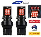 <!--F#f_0-->2X T20 7443 24 RED SAMSUNG LED DUAL FILAMENT CAR BRAKE STOP TAIL LIGHT BULB 12V<!--F/-->