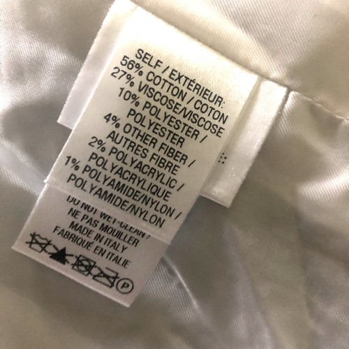 CAROLINA HERRERA Elegant Black White Silver Tweed Cropped Jacket ITALY Sz 12  - Bild 7 von 8