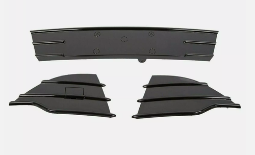 FO1036154PP For 2013-2016 Ford Escape Front Bumper Grille Grill Black Panel 3Pcs