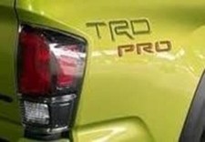 New OEM Toyota TRD Pro Black/Red Vehicle Badge Kit '22-'23 Tacoma PT948-35220-03
