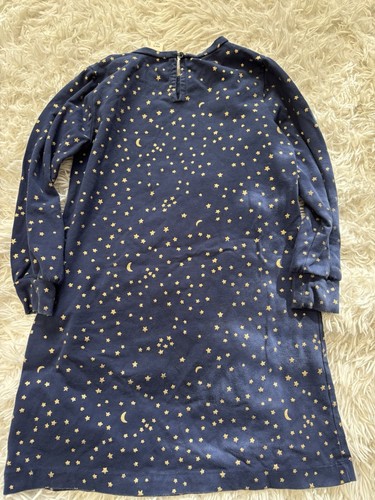 Crewcuts girls sz. 6/7 navy blue w/ gold stars knit dress. Adorable, grt. shape - Picture 10 of 10
