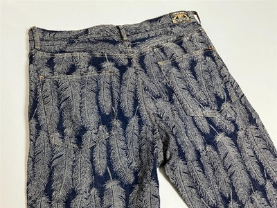 12oz Feather Denim 5P ちかく OKABELLBO 36