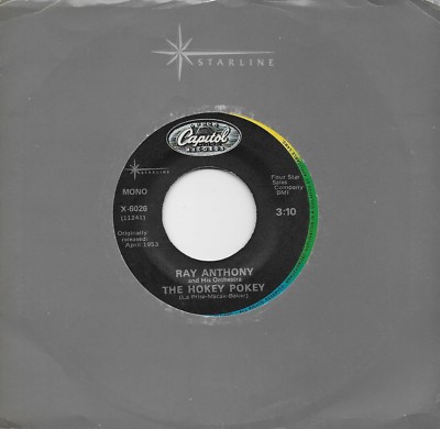 RAY ANTHONY  The Hokey Pokey / The Bunny Hop 45