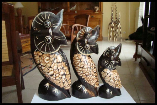 Statue de chouette de collection chouettes