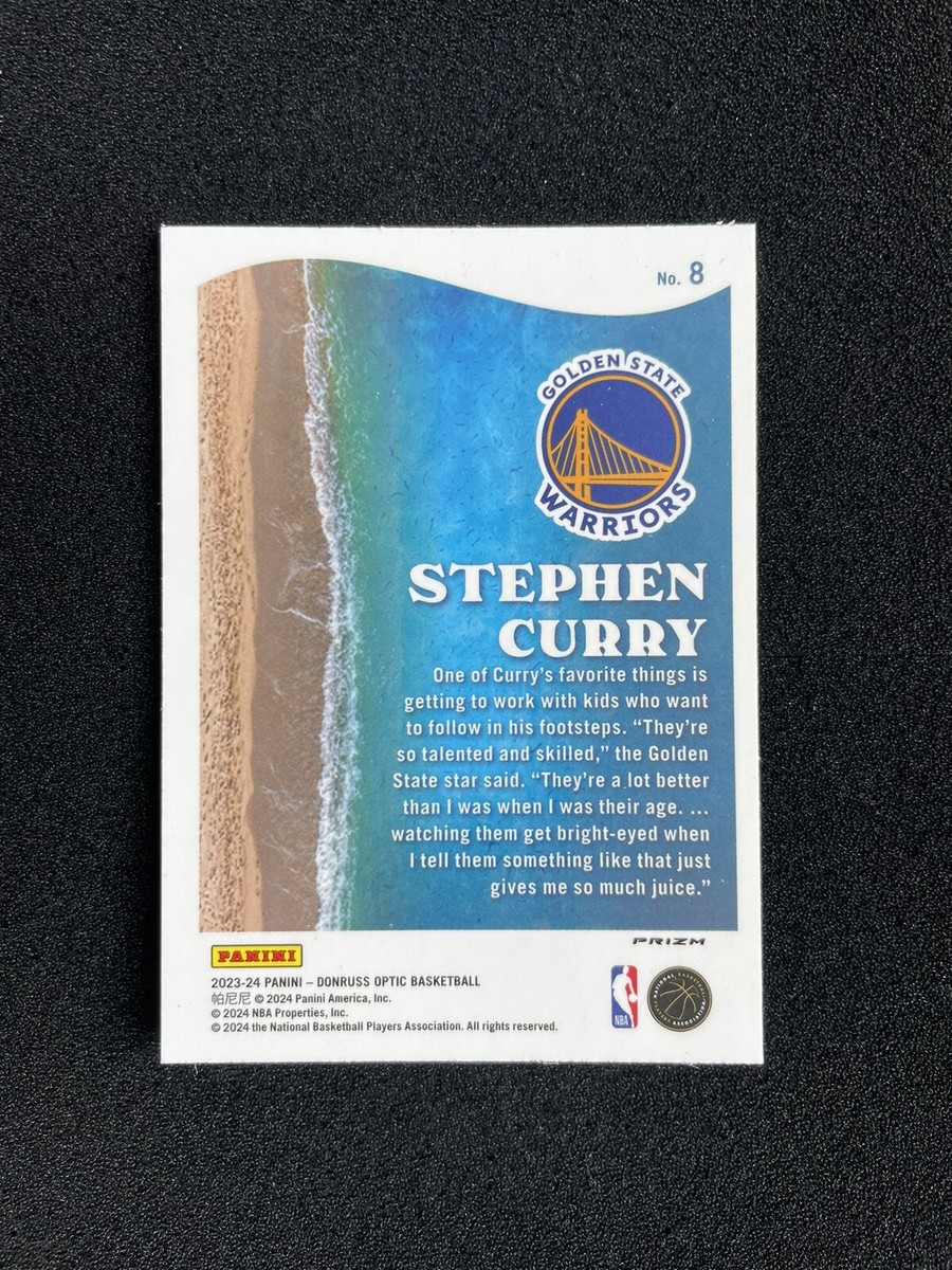 2023-24 Donruss Optic Stephen Curry Splash Purple Prizm SP 2023-24 Donruss Optic Stephen Curry Splash Purple Prizm SP
