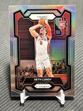 2023-24 Prizm Basketball Silver Seth Lundy Houston Rockets Rookie RC #138