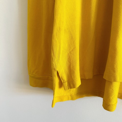 bright yellow ralph lauren long sleeve polo rugby top cotton xl - Picture 7 of 9