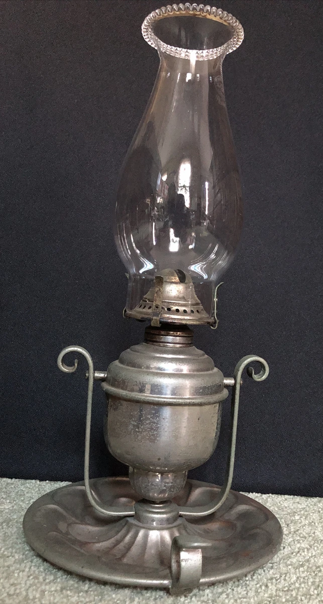 VINTAGE ANTIQUE MARINE NAUTICAL OIL LAMP WEIGHTED BASE WHAT AN AWESOME FIND