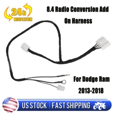 For Ram 8.4 Radio Conversion ADD ON Harness 4 Speed Fan HVAC to 7 Speed 2013-18