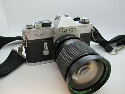 Canon TX-400 フィルム一眼レフカメラ Canon TX 35mm SLR Film Camera with MF Zoom Lens *Working Tested