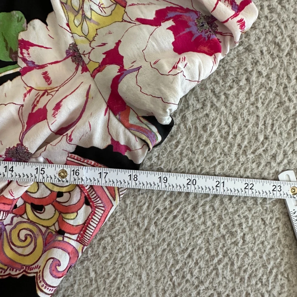 Vestido kimono vintage de seda Bebe grande envolvente con cinturón asiático años 90 Y2K Foto 4 de 4