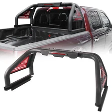 Roll Sport Bar Adjustable Chase Roof Rack Bed Bar For F-150/Silverado/Ram 1500