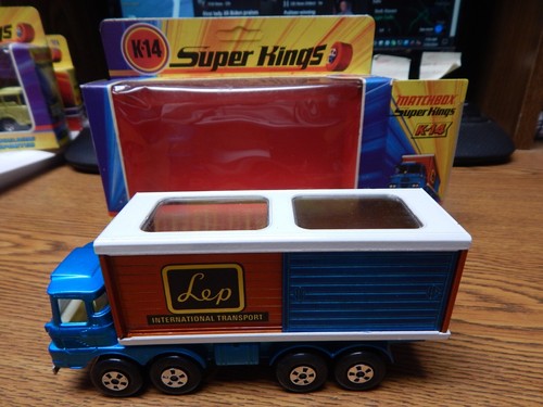 VINTAGE MATCHBOX SPEED KING K-14 SCAMMELL FREIGHT LINER TRUCK NIB UNPUNCHED