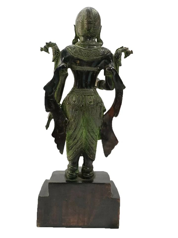 Estatuilla femenina escultura estatua ídolo para decoración metal artículo decorativo Foto 4 de 4