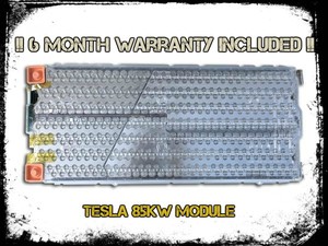 Details About 3x Tesla Model S Battery Module 24v 250ah52kwh Panasonic 18650 3200mah Cell